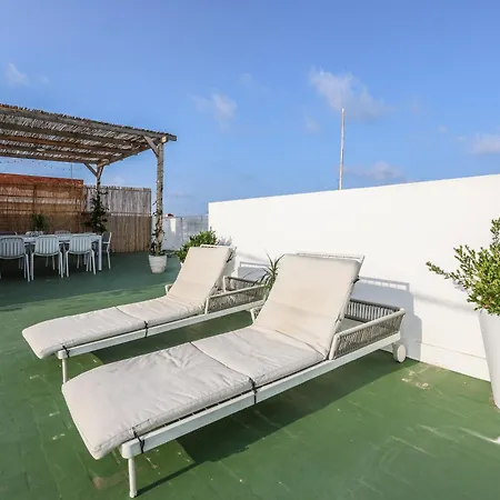 Appartement 2 Hab En Malvarrosa A Metros De La Playa, Con Terraza Y Zonas Comun 3d *