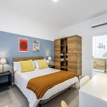 Appartement 2 Hab En Malvarrosa A Metros De La Playa, Con Terraza Y Zonas Comun 3d *