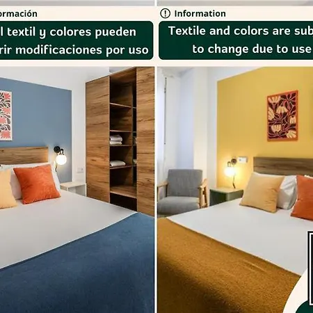 Appartement 2 Hab En Malvarrosa A Metros De La Playa, Con Terraza Y Zonas Comun 3d