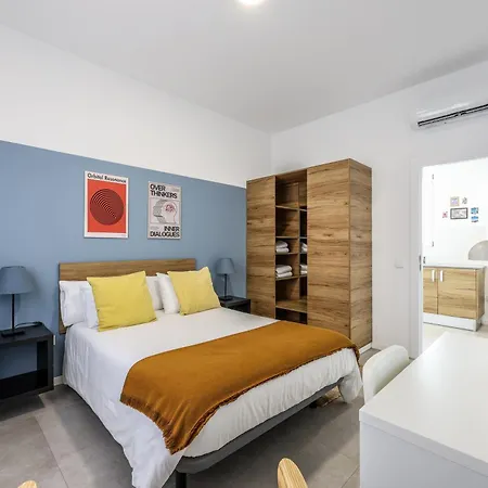 Appartement 2 Hab En Malvarrosa A Metros De La Playa, Con Terraza Y Zonas Comun 3d *